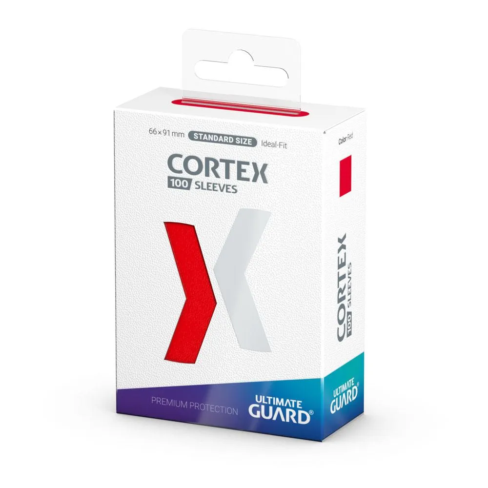 Ultimate Guard Cortex Sleeves Standard Size 66 x 91 mm (100 Sleeves) - Red